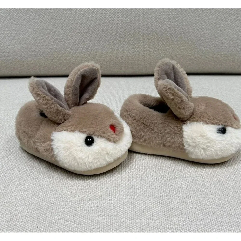 Adorable Baby Bunny Plush Slippers